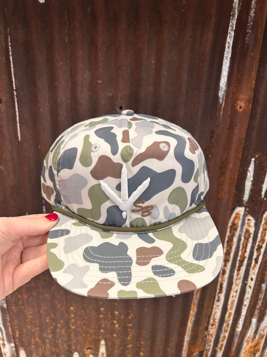 Old School Camo Hat