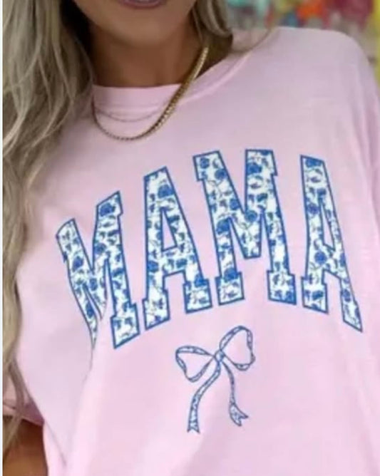 Blue Rose Mama Tee