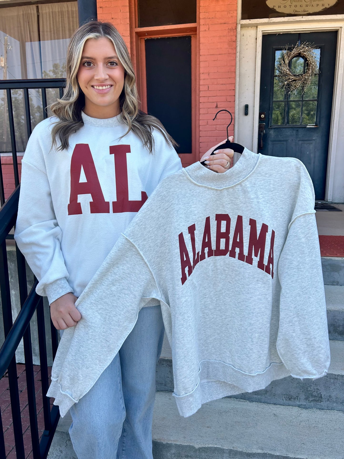 Mock Neck Alabama Sweatshirt