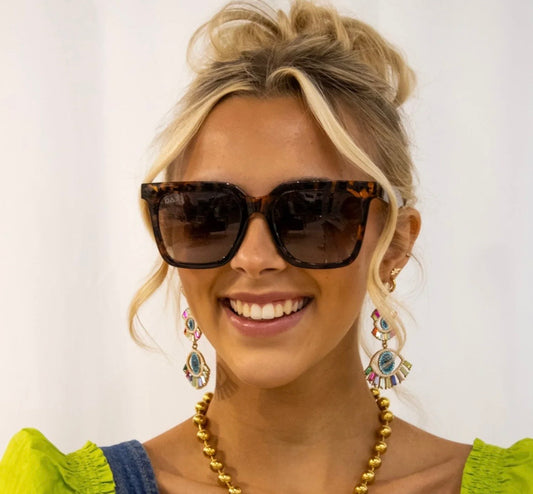 DAX Dani Brown Cheetah Polarized #005