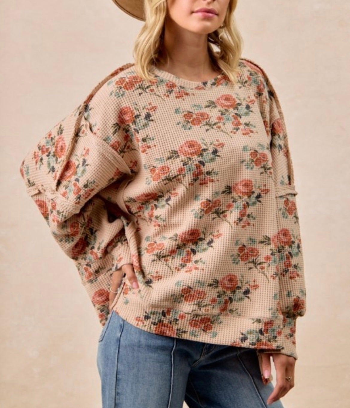 Thermal Floral top
