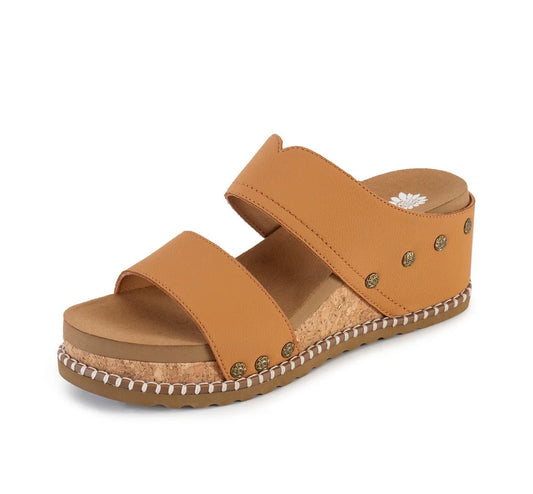Yellow Box Alamos Cork Wedge Sandal