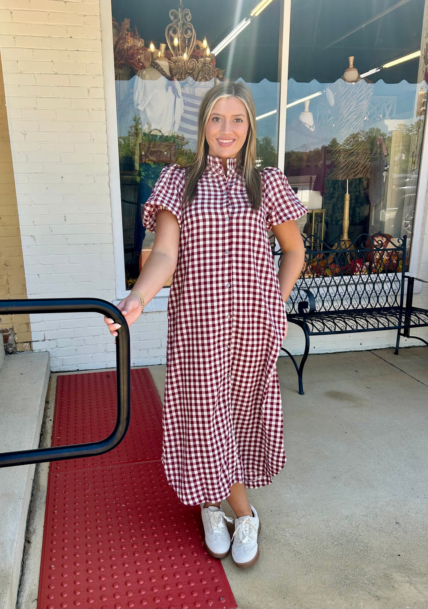 The Magnolia Gingham Dress