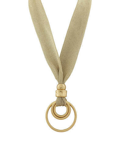 3 Circle Long Necklace