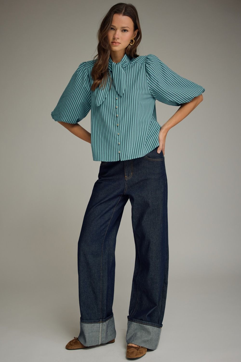 Fancy Stripe Top