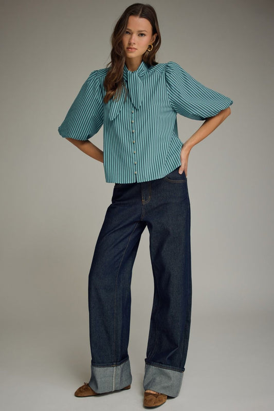 Fancy Stripe Top