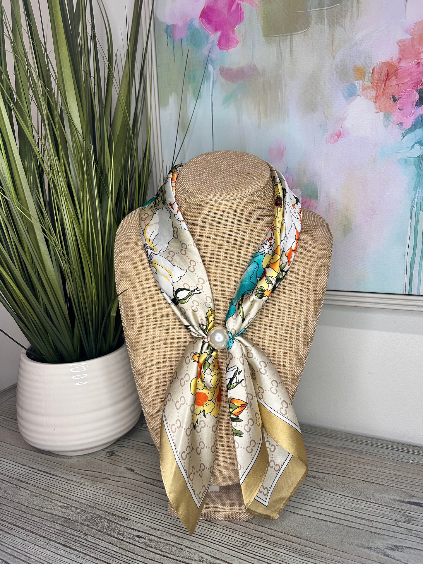 Magnetic Scarf Necklaces-Printed Patterns