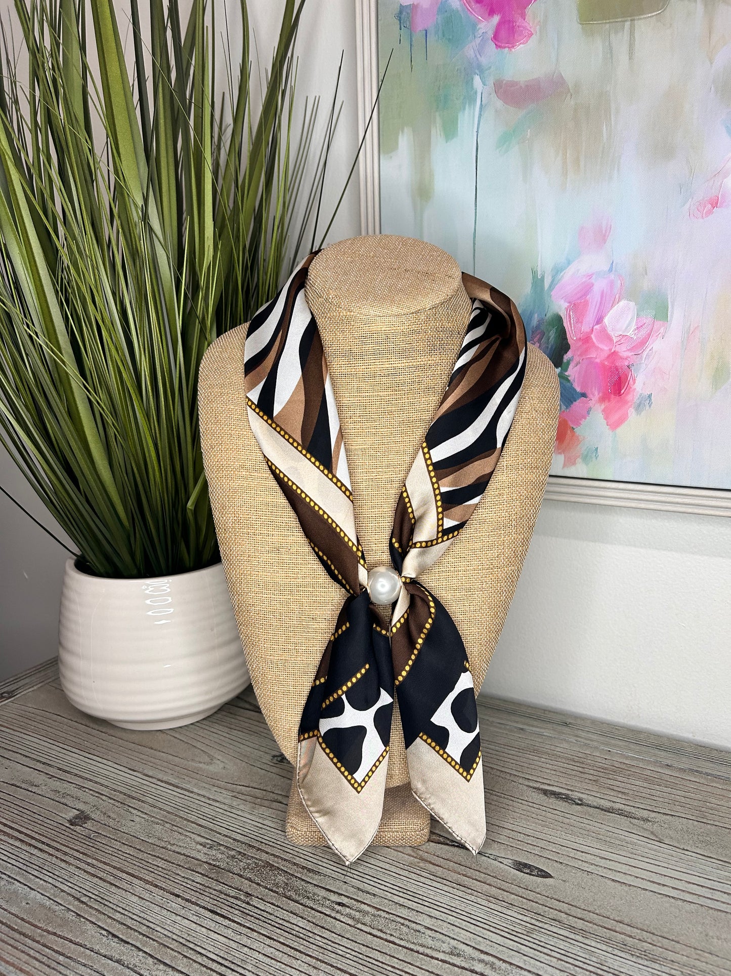 Magnetic Scarf Necklaces- 22 Printed Patterns