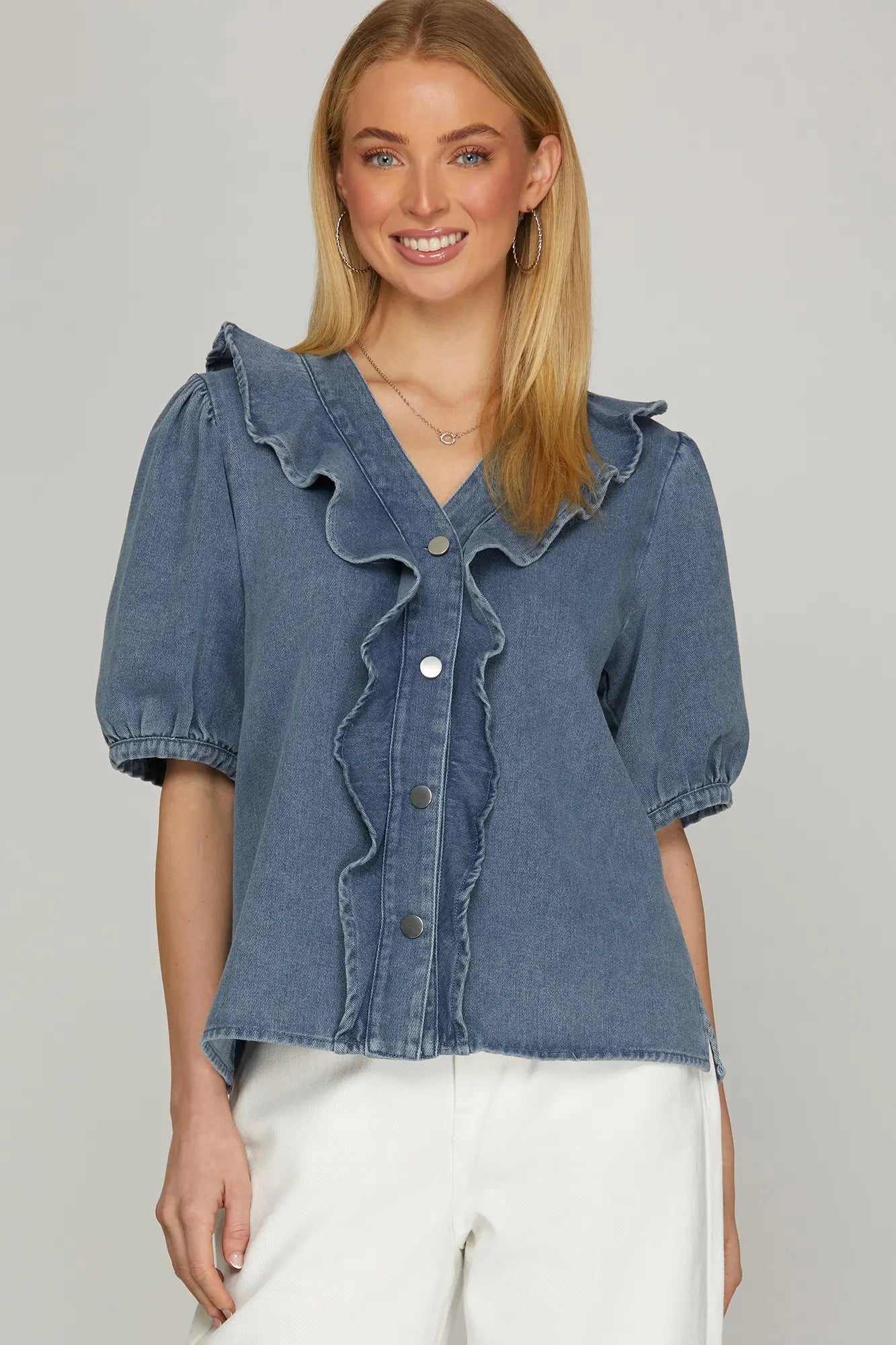 Denim Desires Top
