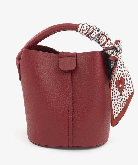 Gia Scarf Bucket Bag 2 Colors