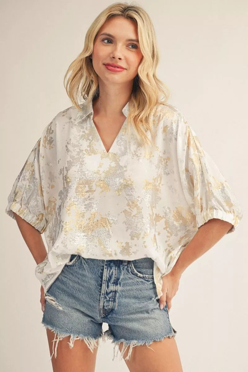 A Touch Of Shimmer Top