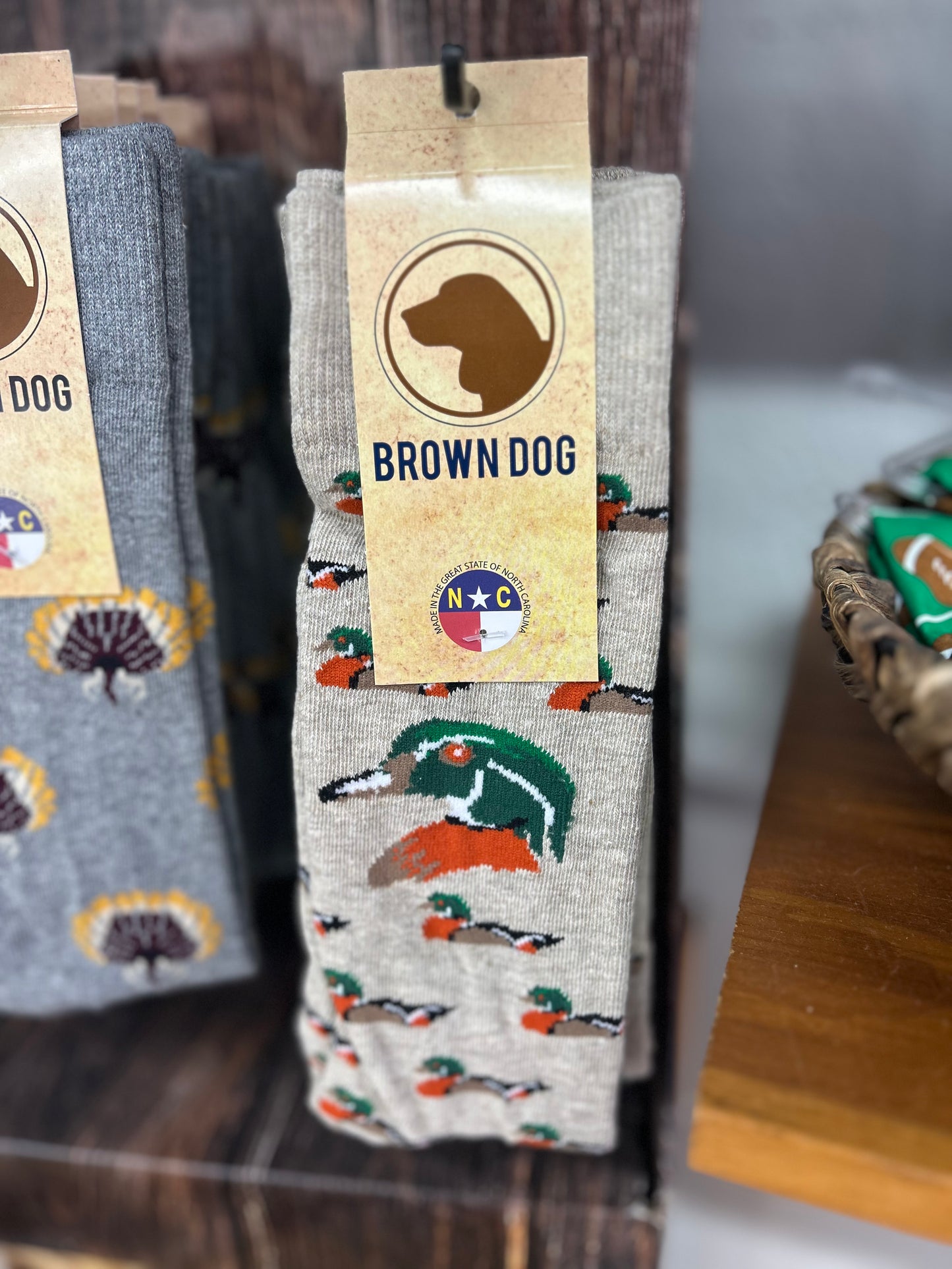 Brown Dog Socks