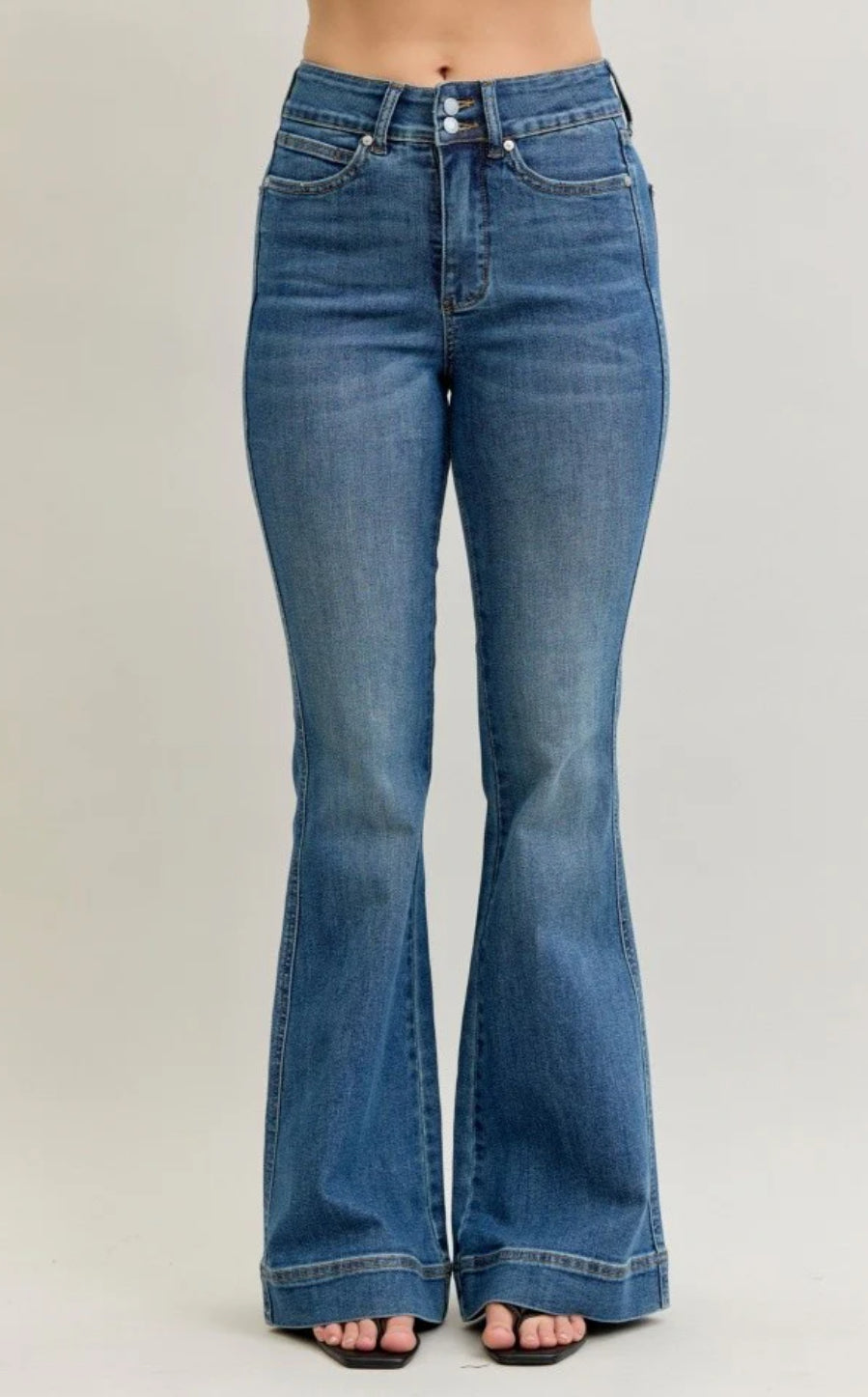 Judy Blue Med Blue High Rise Flare