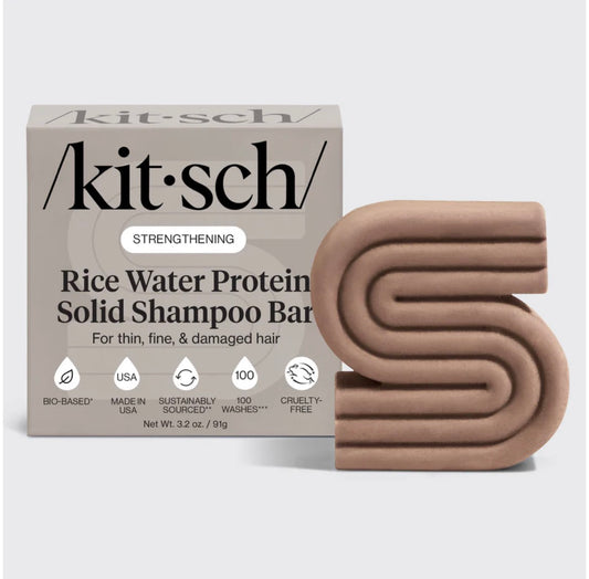Kitsch Rice Water Protein Solid Shampoo Bar