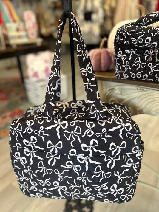 Black Bow Weekender Bag