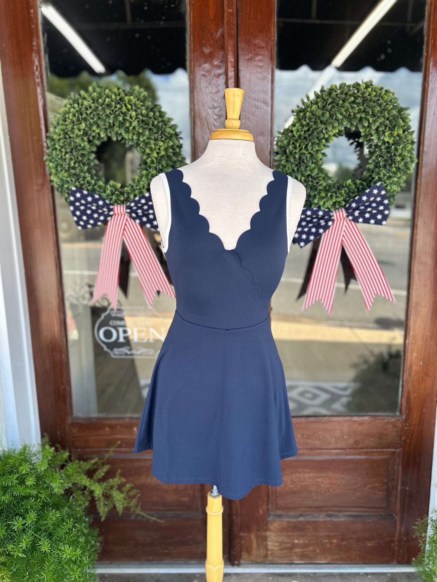 Simply Southern Scalloped Athletic Dress