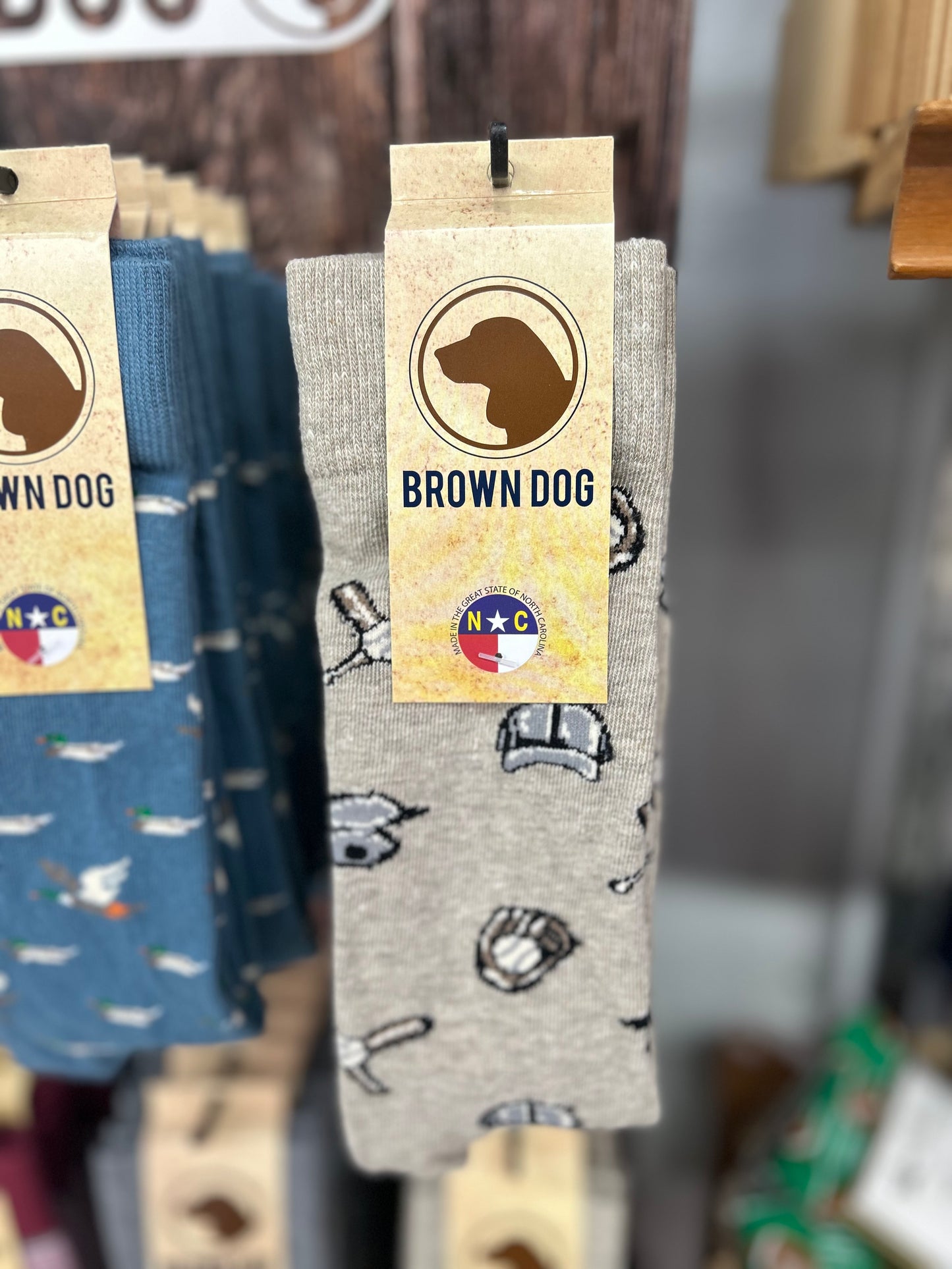 Brown Dog Socks