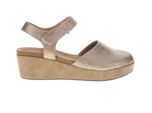 Rose Gold Metallic All In Wedge