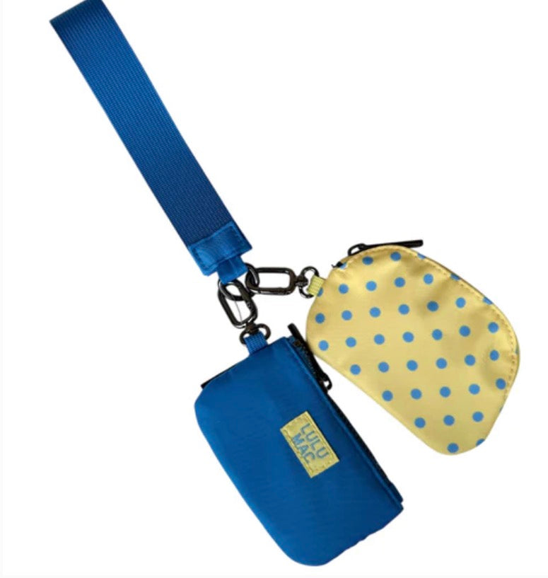 Lulu MAC Double Polka Dot Wristlet- 3 Colors