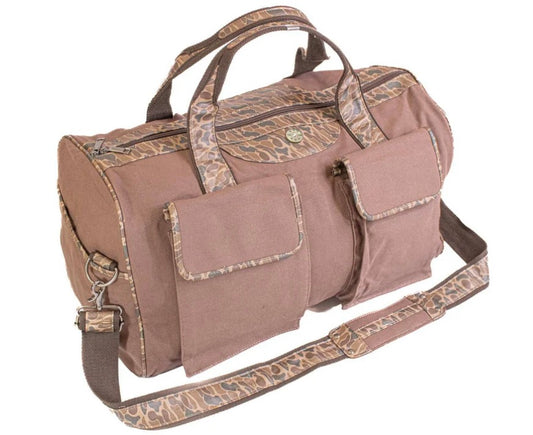 Old Camo Shotgun Shell Canvas Duffle Bag