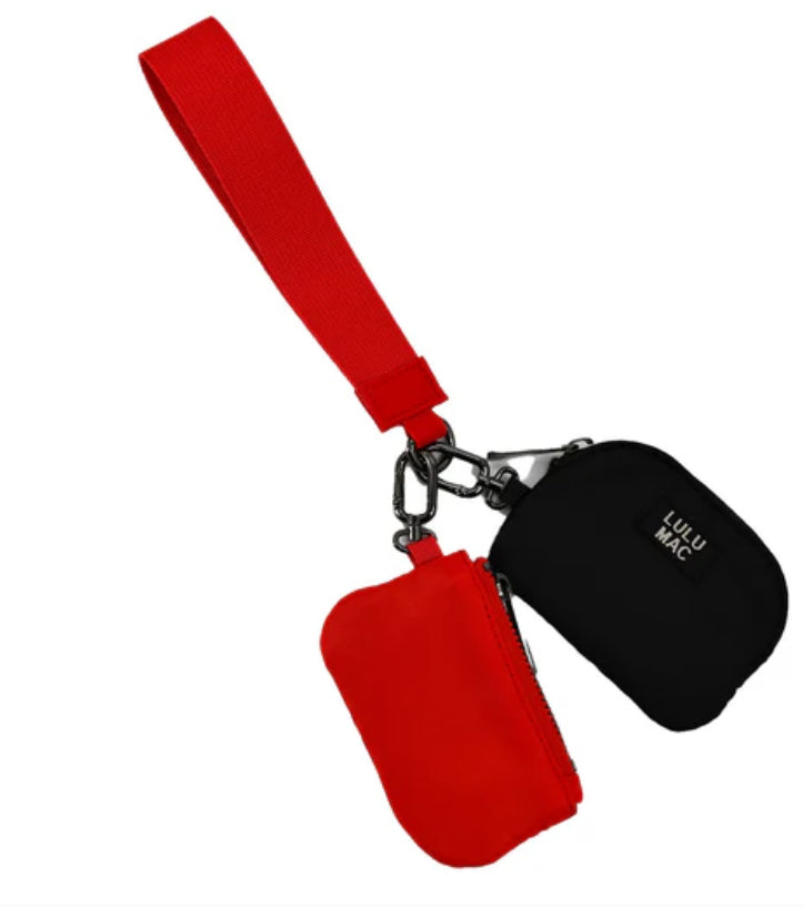 Lulu MAC Double Pouch Wristlet- 7 Colors