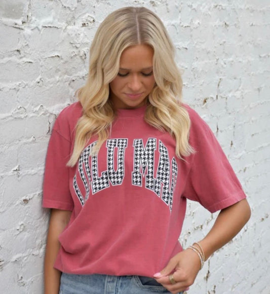 Lulu MAC Houndstooth Tshirt