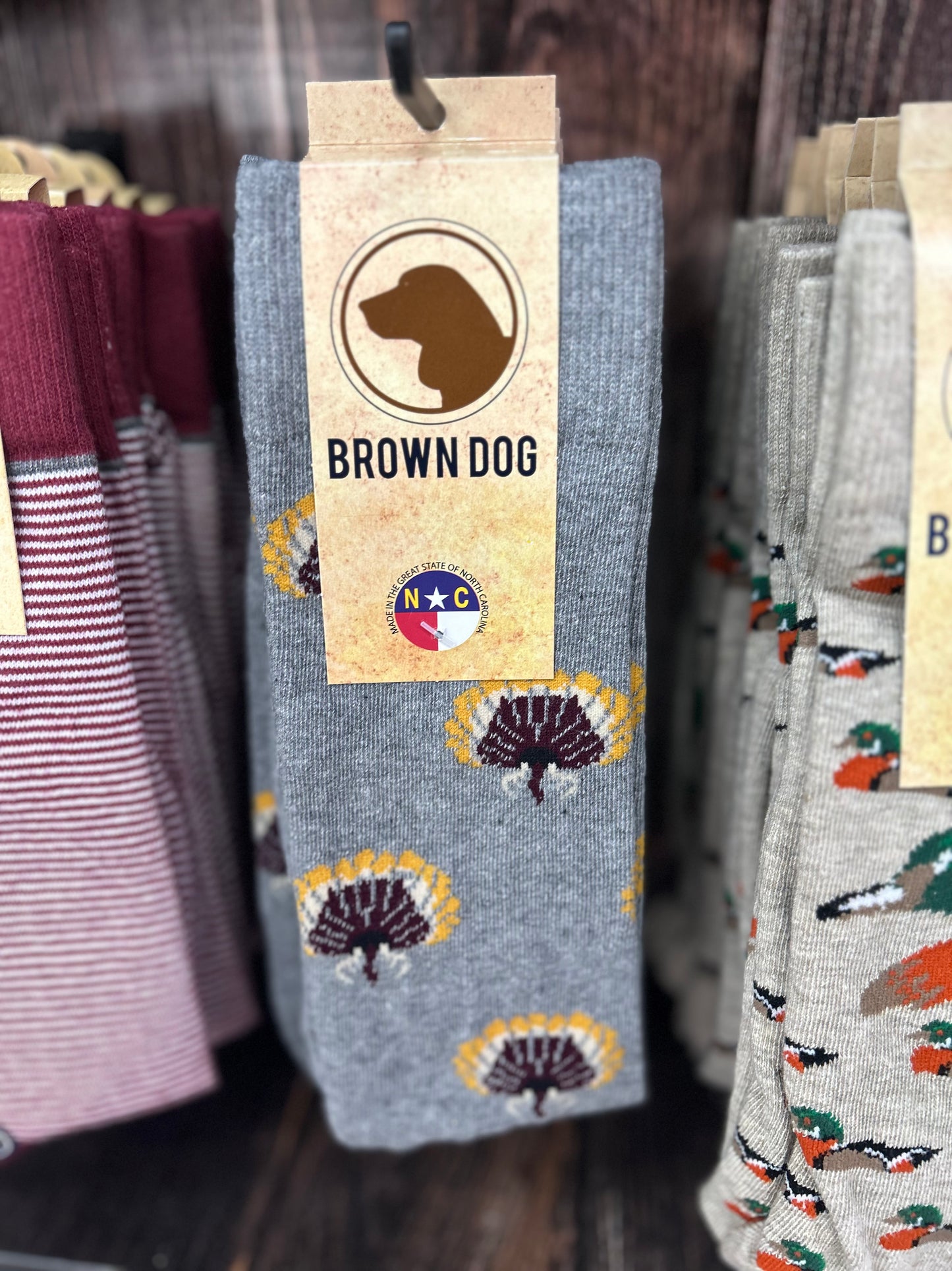 Brown Dog Socks