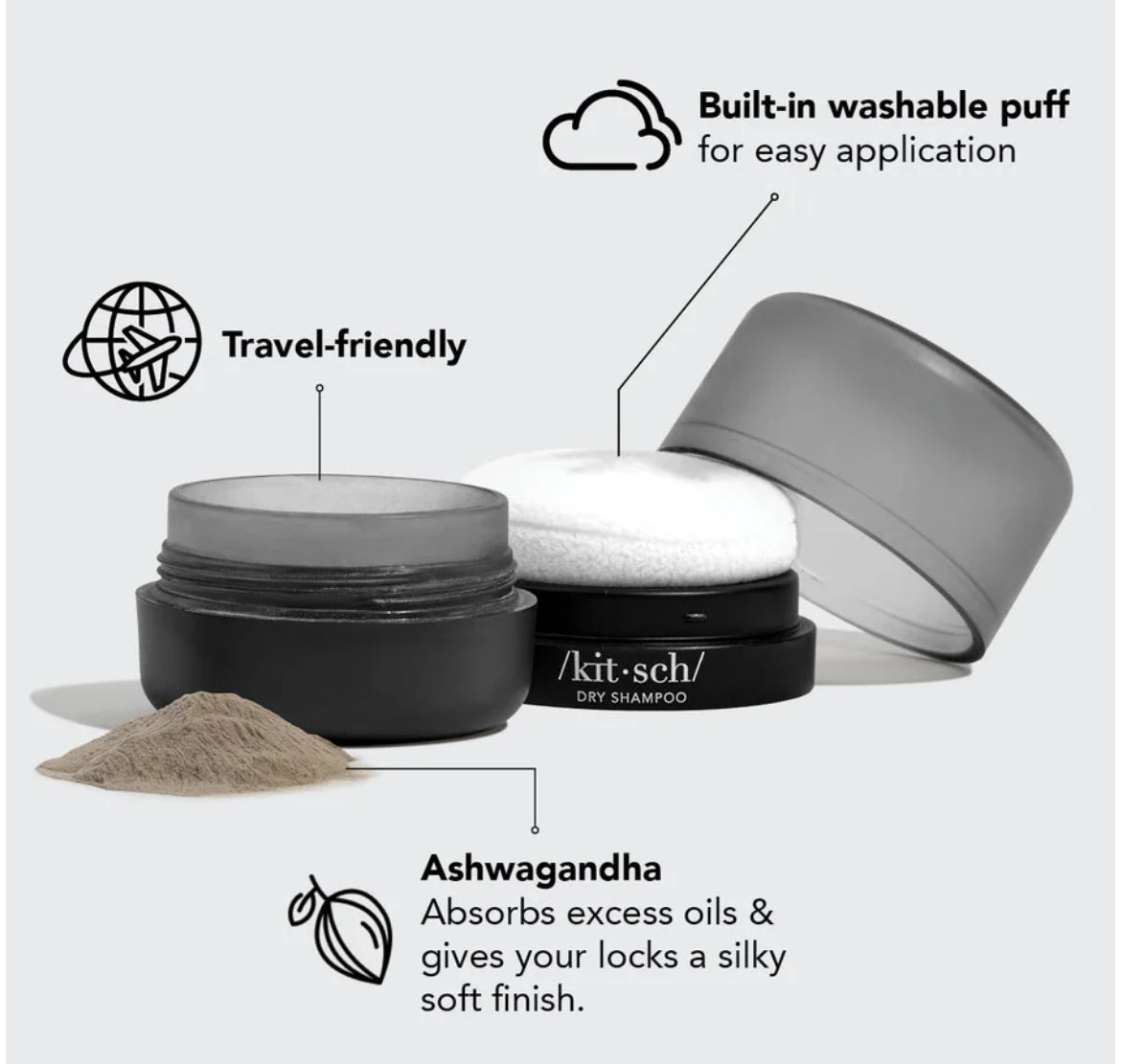 Kitsch Dry Shampoo- Dark Hair