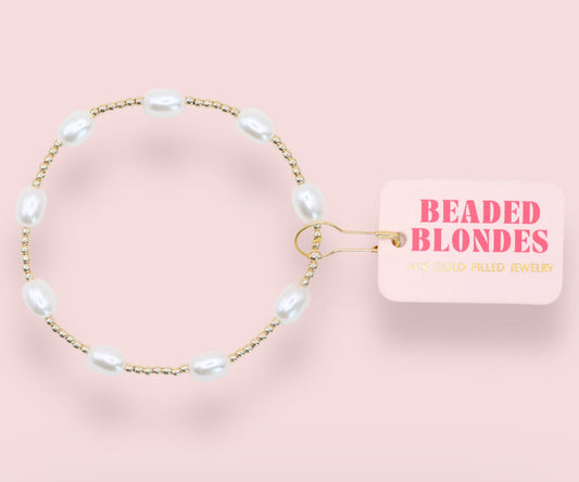 Dainty Ellie Pearl Bracelet