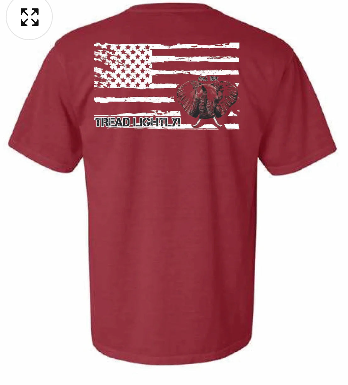 Alabama Crimson Tread Tee
