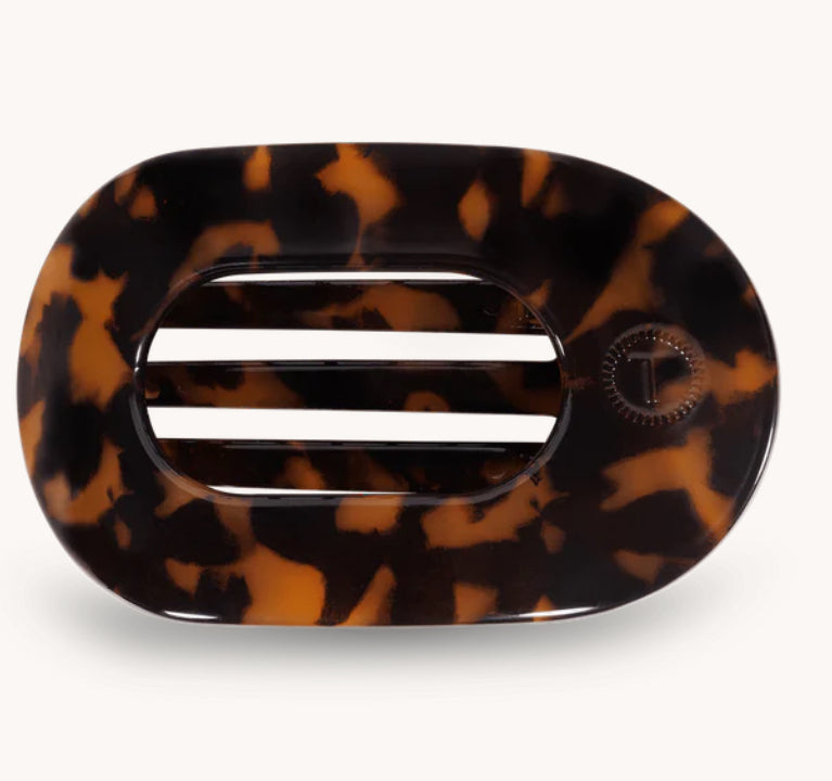 Teleties Medium Round Flat Clips- 3 Colors