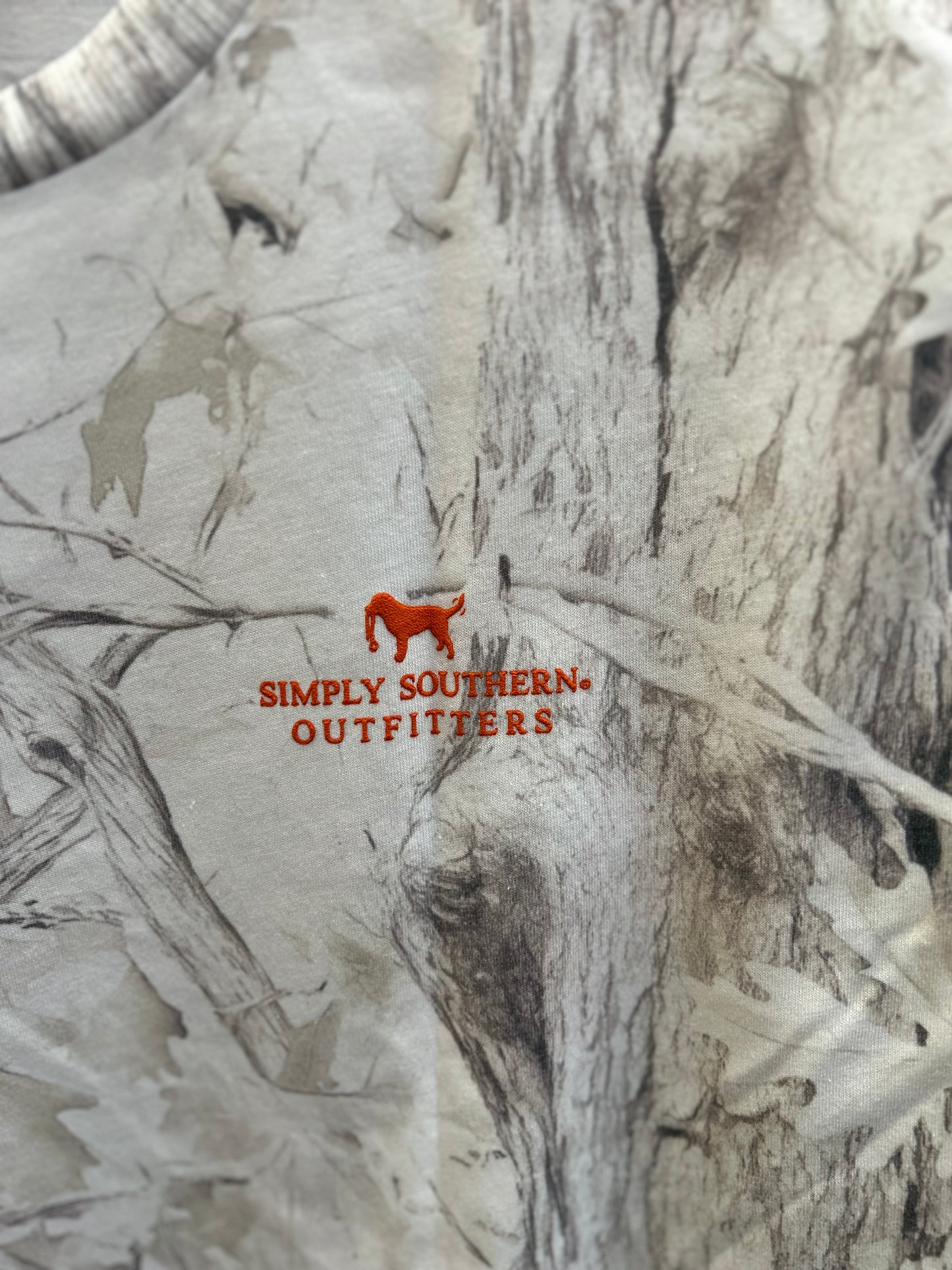 White Camo Simply Southern Tee