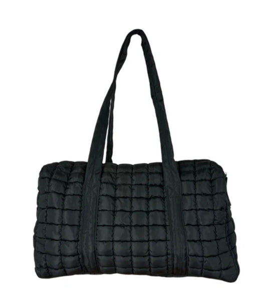 Quilted Puffer Duffle Bag 4 Colors