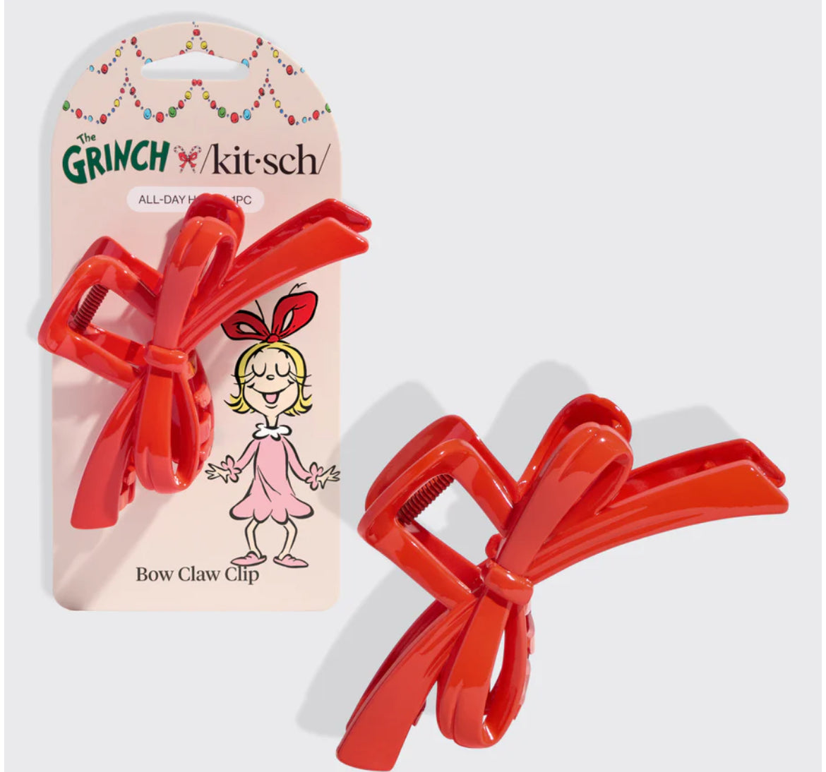 Kitsch x The Grinch Hair Clips