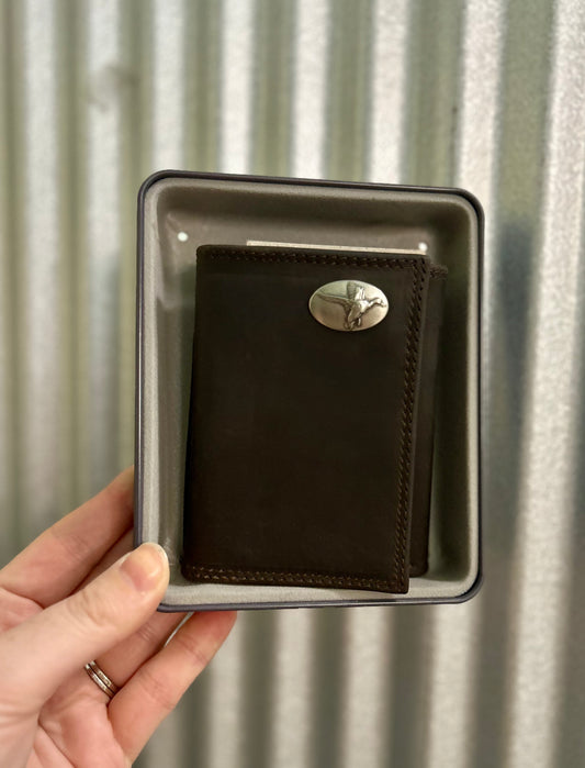 Trifold Leather Wallets- 2 Styles