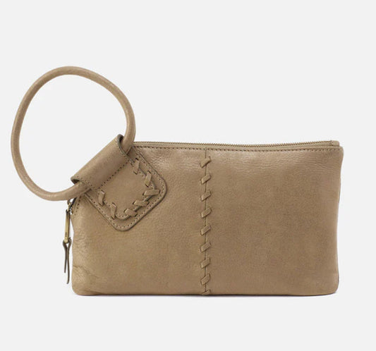 Sable Clutch Wristlet- Burnished Sage