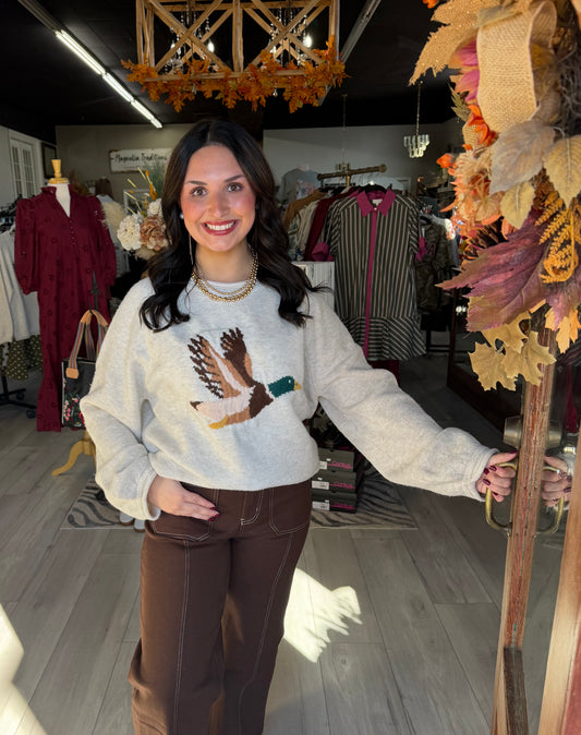 Flying Mallard Sweater