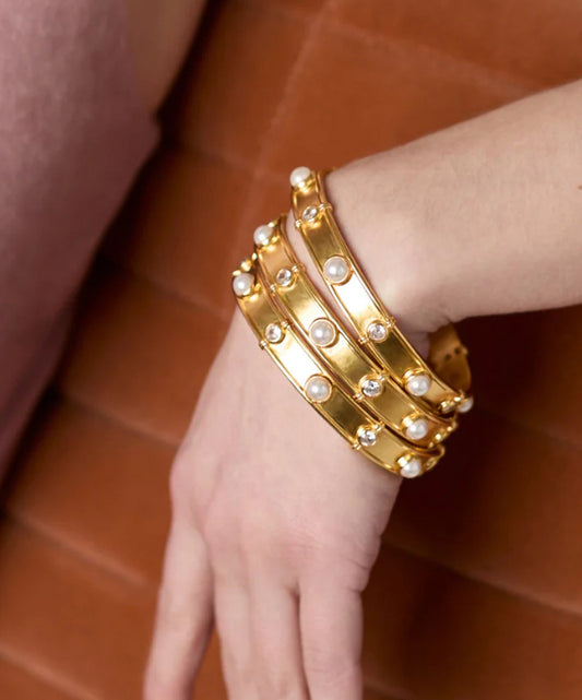 Tribeca Bangle Pearl