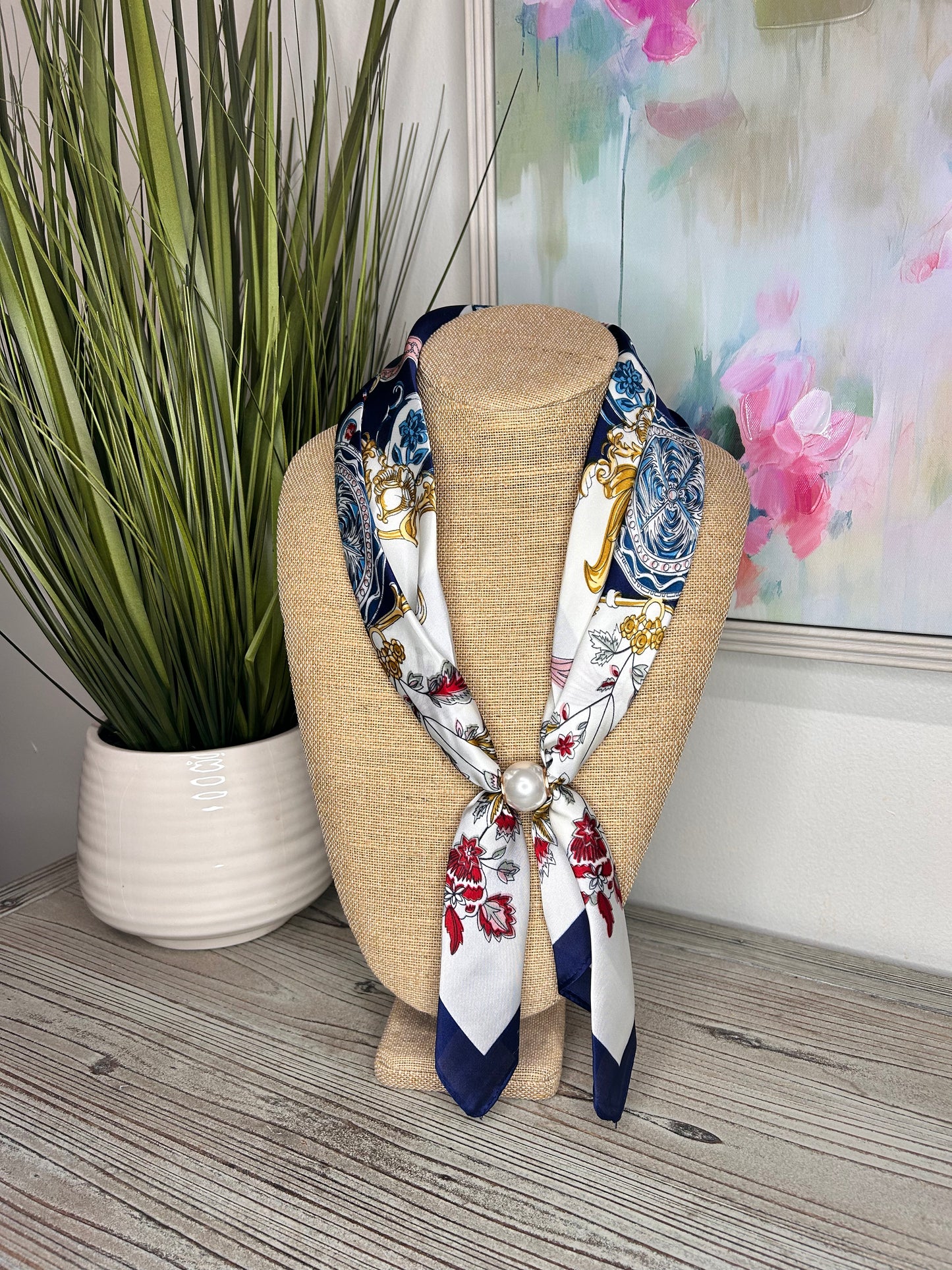 Magnetic Scarf Necklaces- 22 Printed Patterns