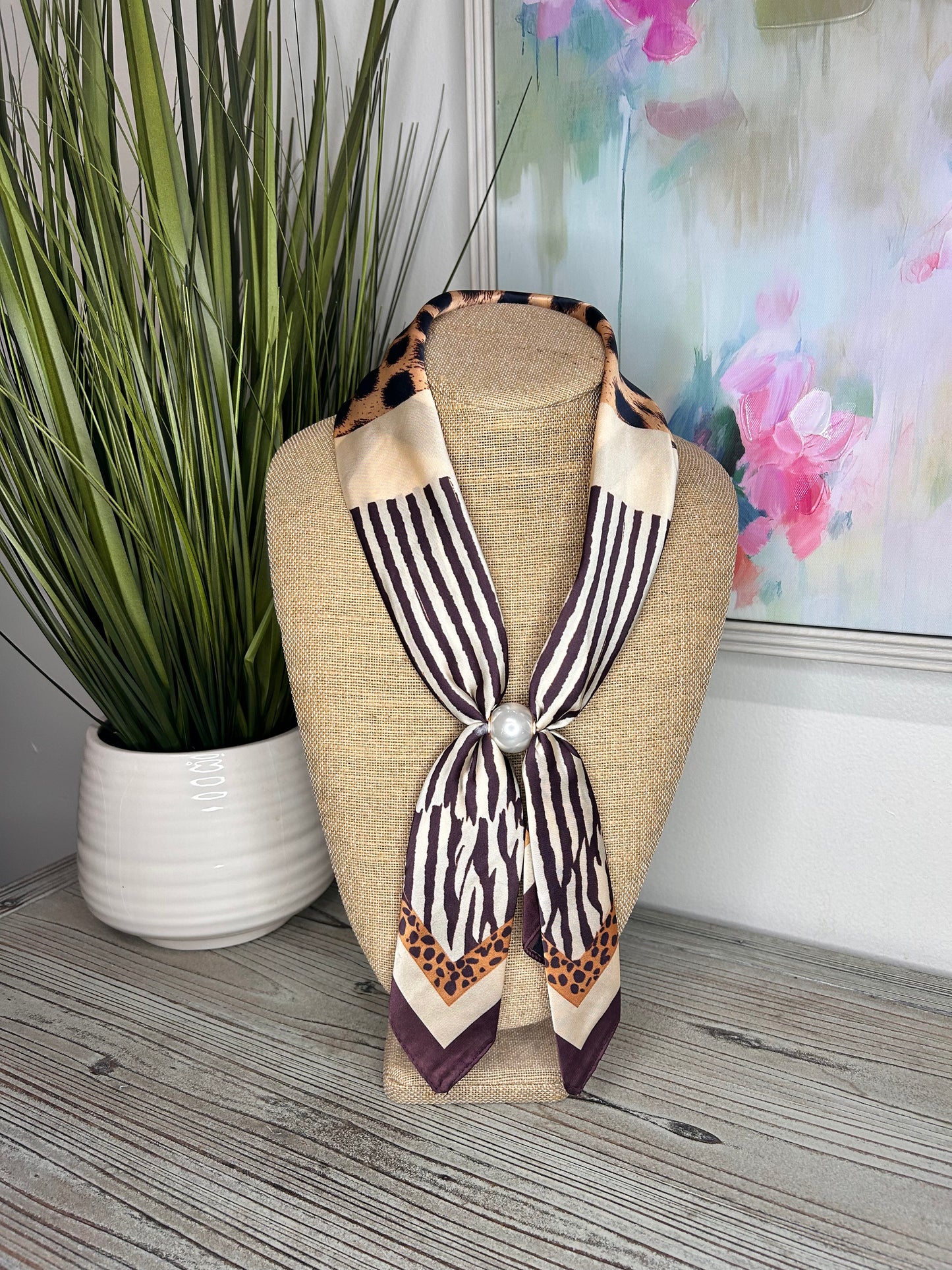 Magnetic Scarf Necklaces- 22 Printed Patterns