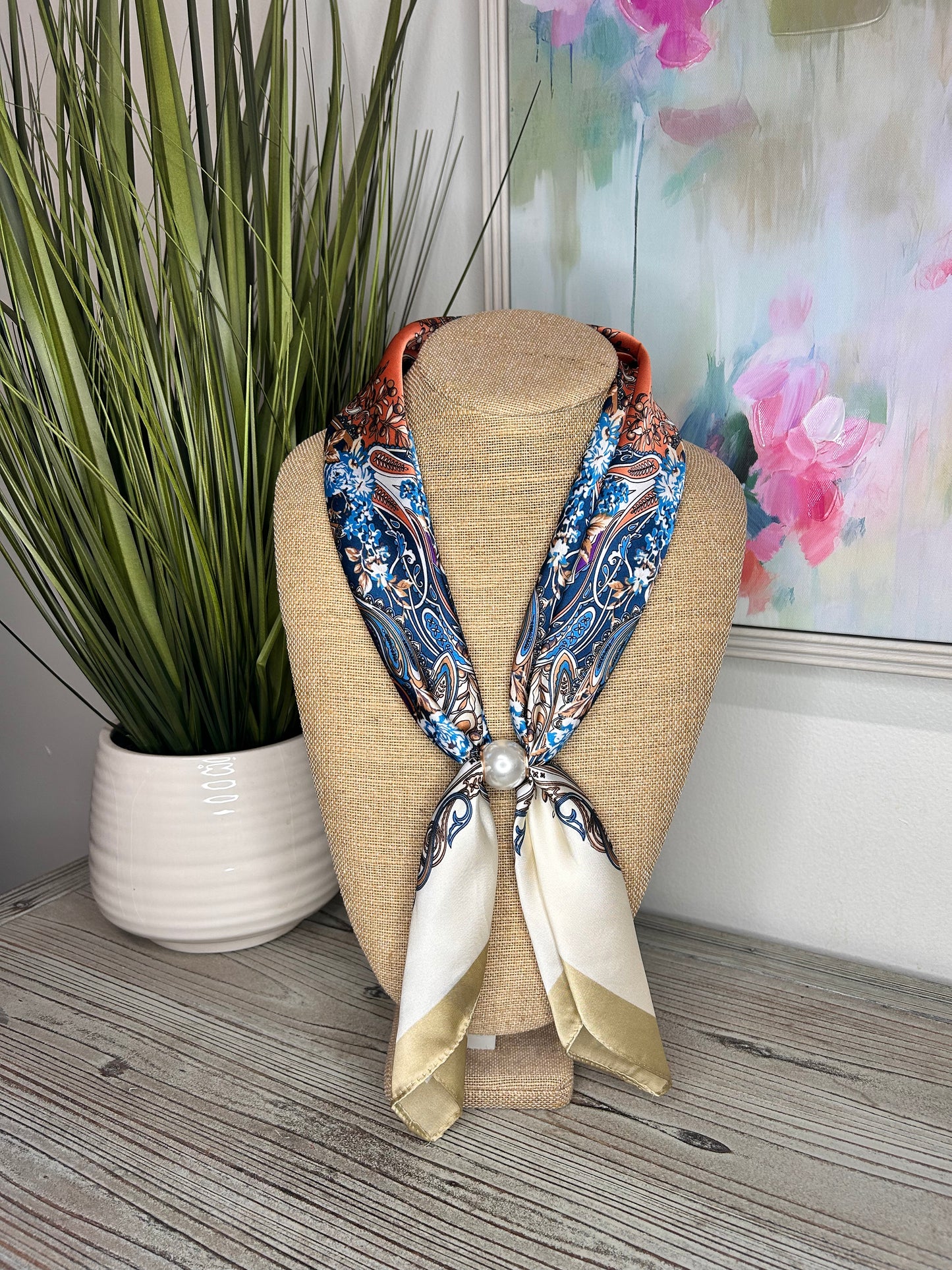 Magnetic Scarf Necklaces- 22 Printed Patterns