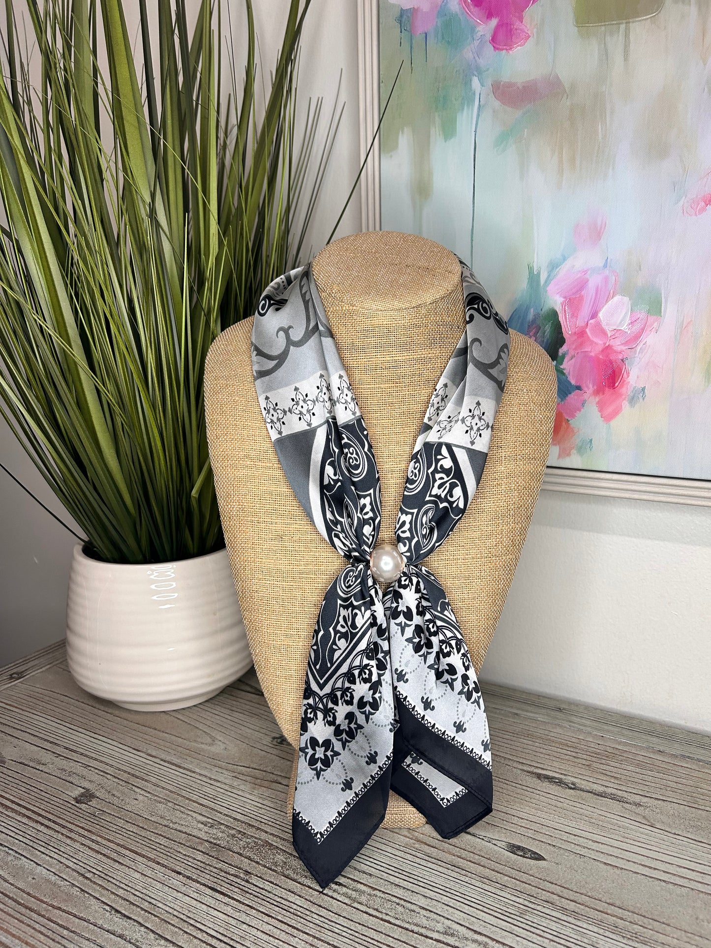 Magnetic Scarf Necklaces- 22 Printed Patterns