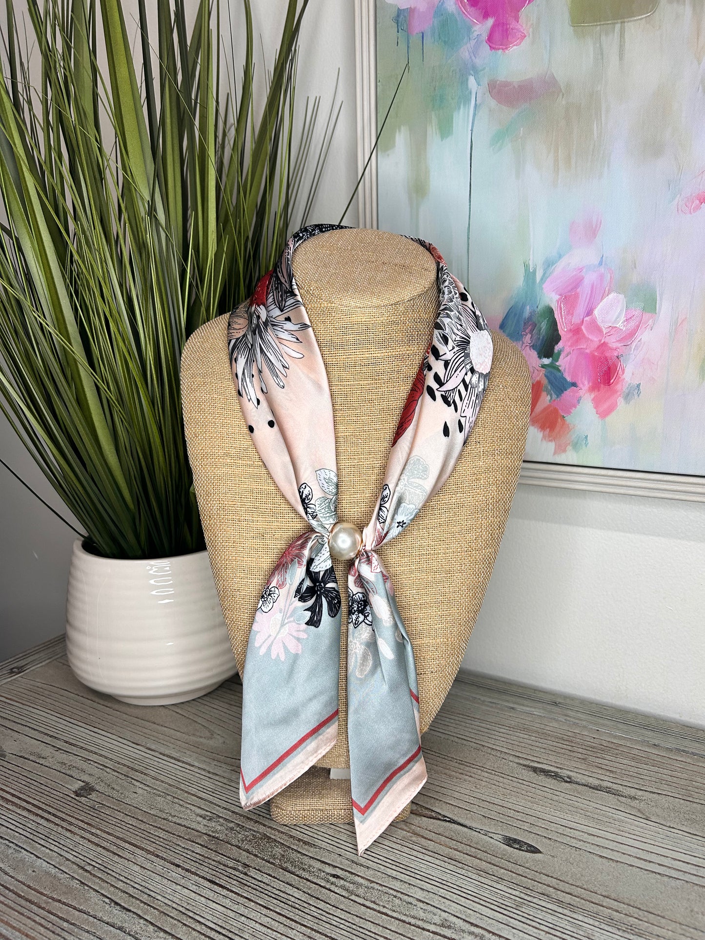 Magnetic Scarf Necklaces- 22 Printed Patterns