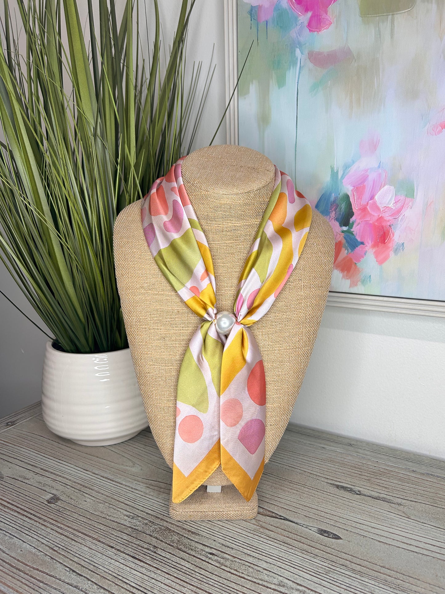 Magnetic Scarf Necklaces- 22 Printed Patterns