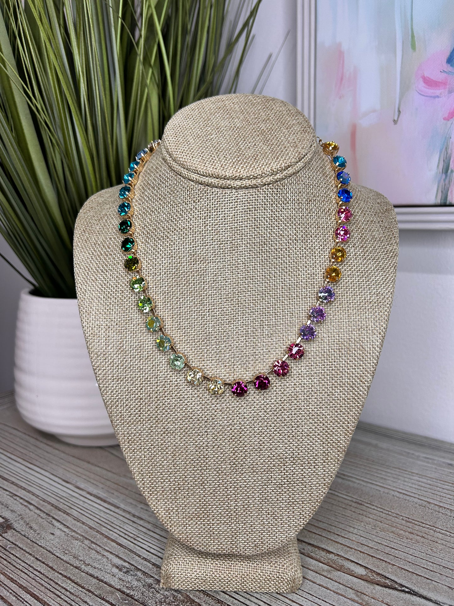 Colorful Gemstone Necklace