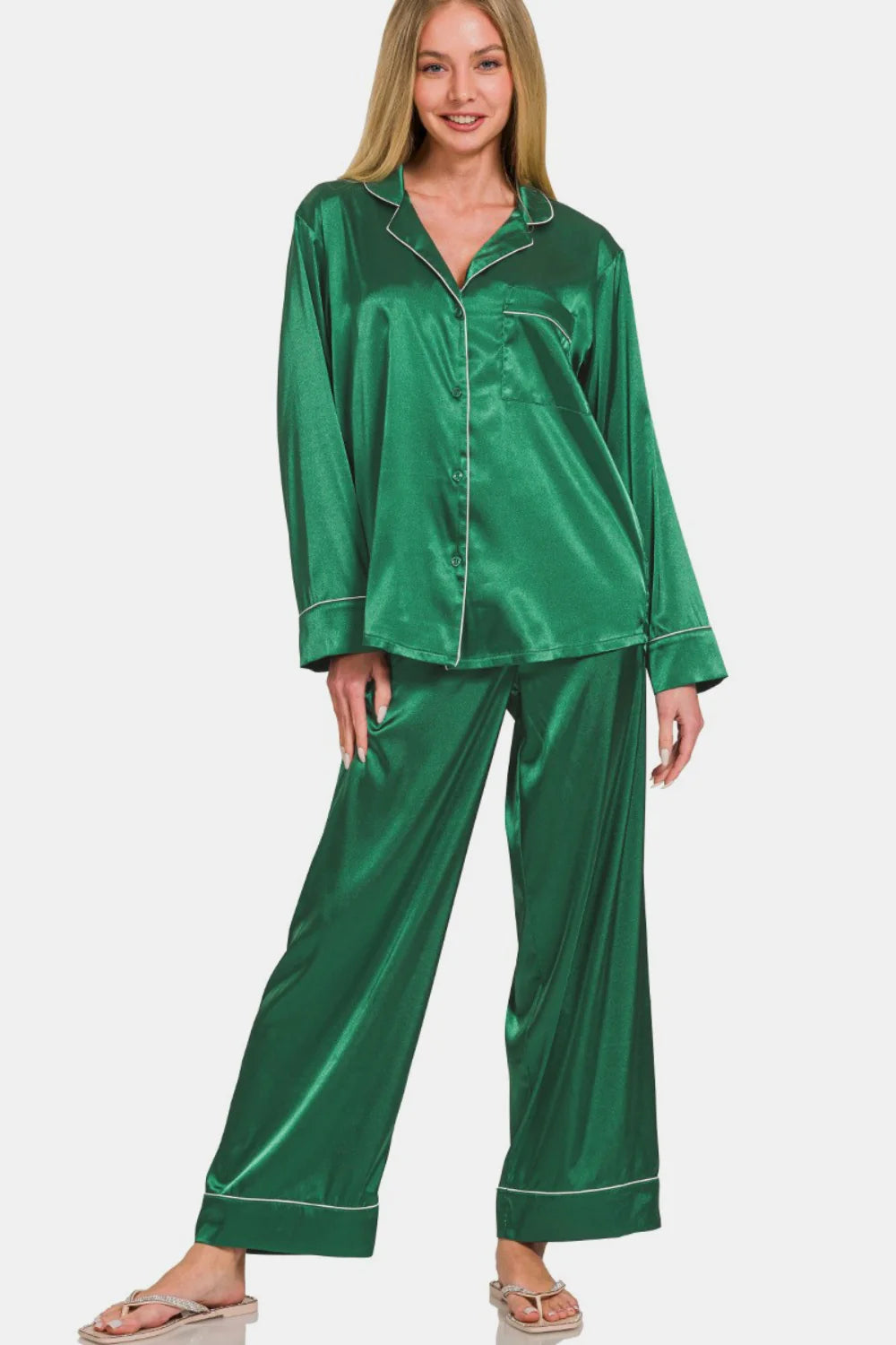 Satin Pajama Set