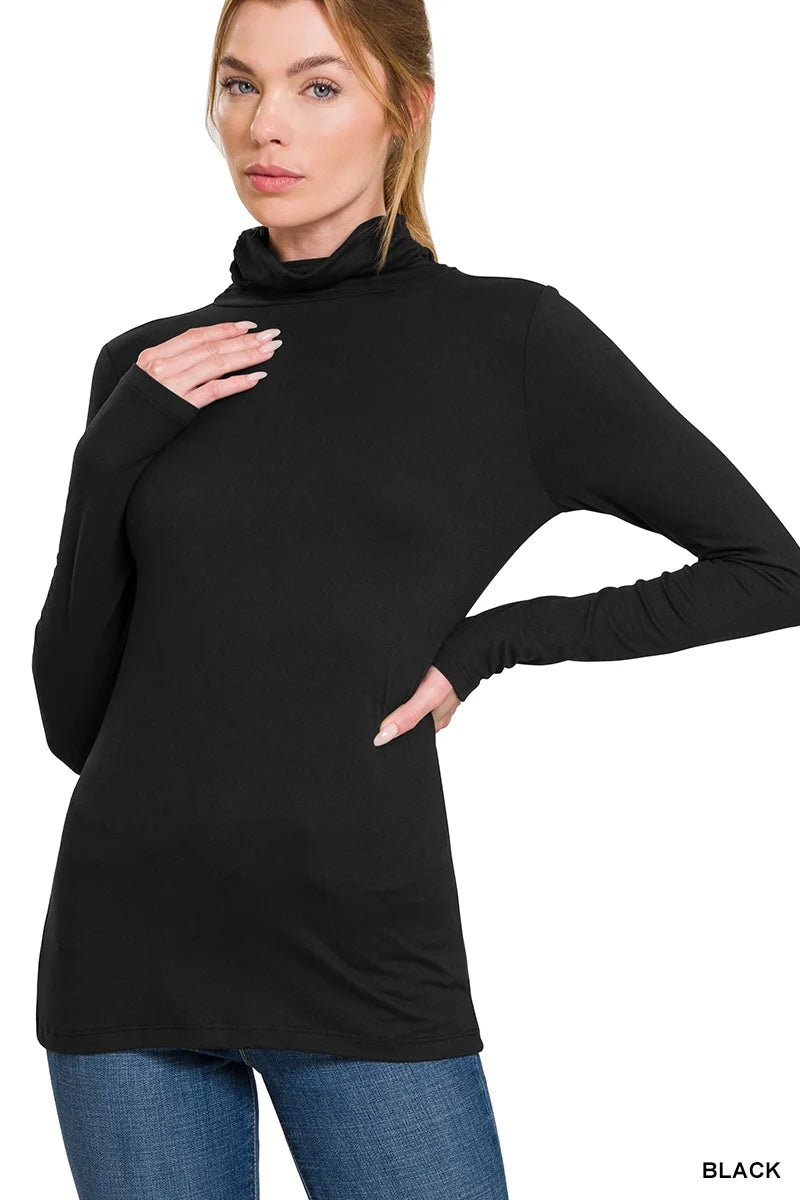 Turtle Neck Long Sleeve 4 Colors