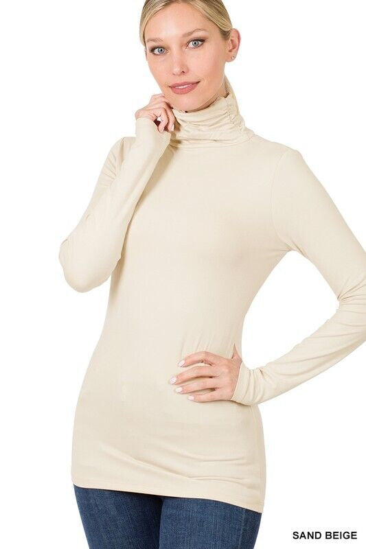 Turtle Neck Long Sleeve 4 Colors