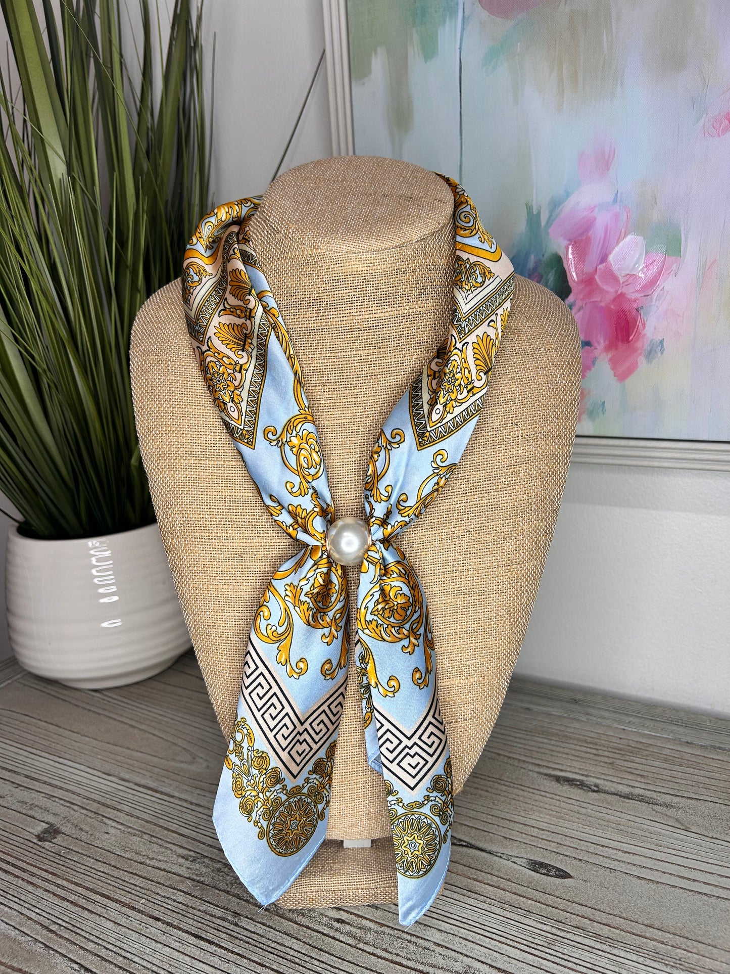 Magnetic Scarf Necklaces- 22 Printed Patterns
