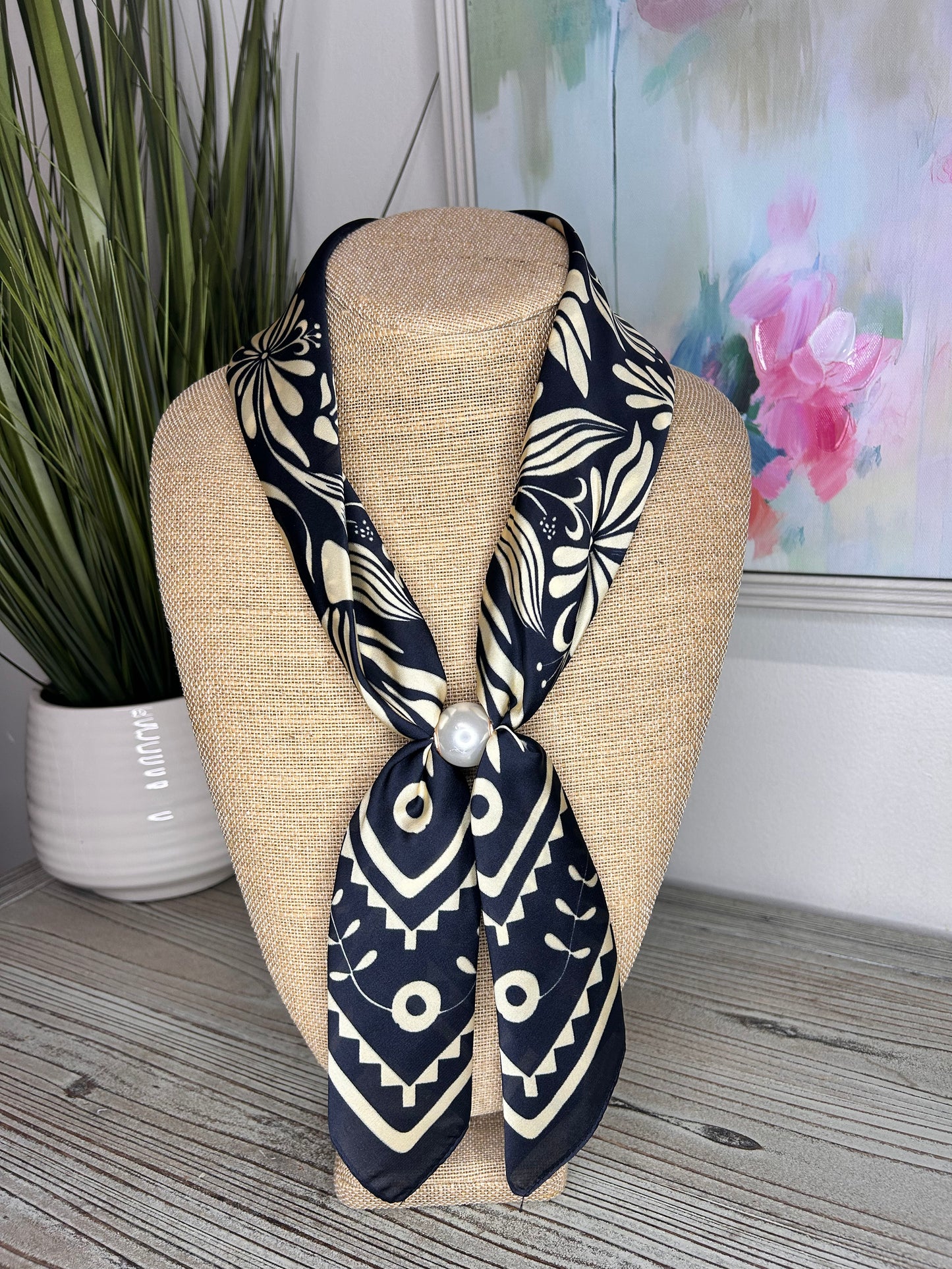 Magnetic Scarf Necklaces- 22 Printed Patterns